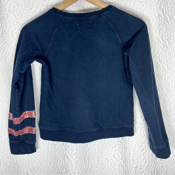 SOVEREIGN CODE Girls Sequin Stripes Sleeve Sweater - Picture 3 of 5